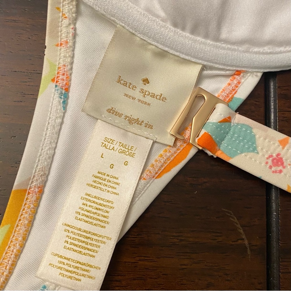 Kate Spade Orange Blossom Bikini View 5